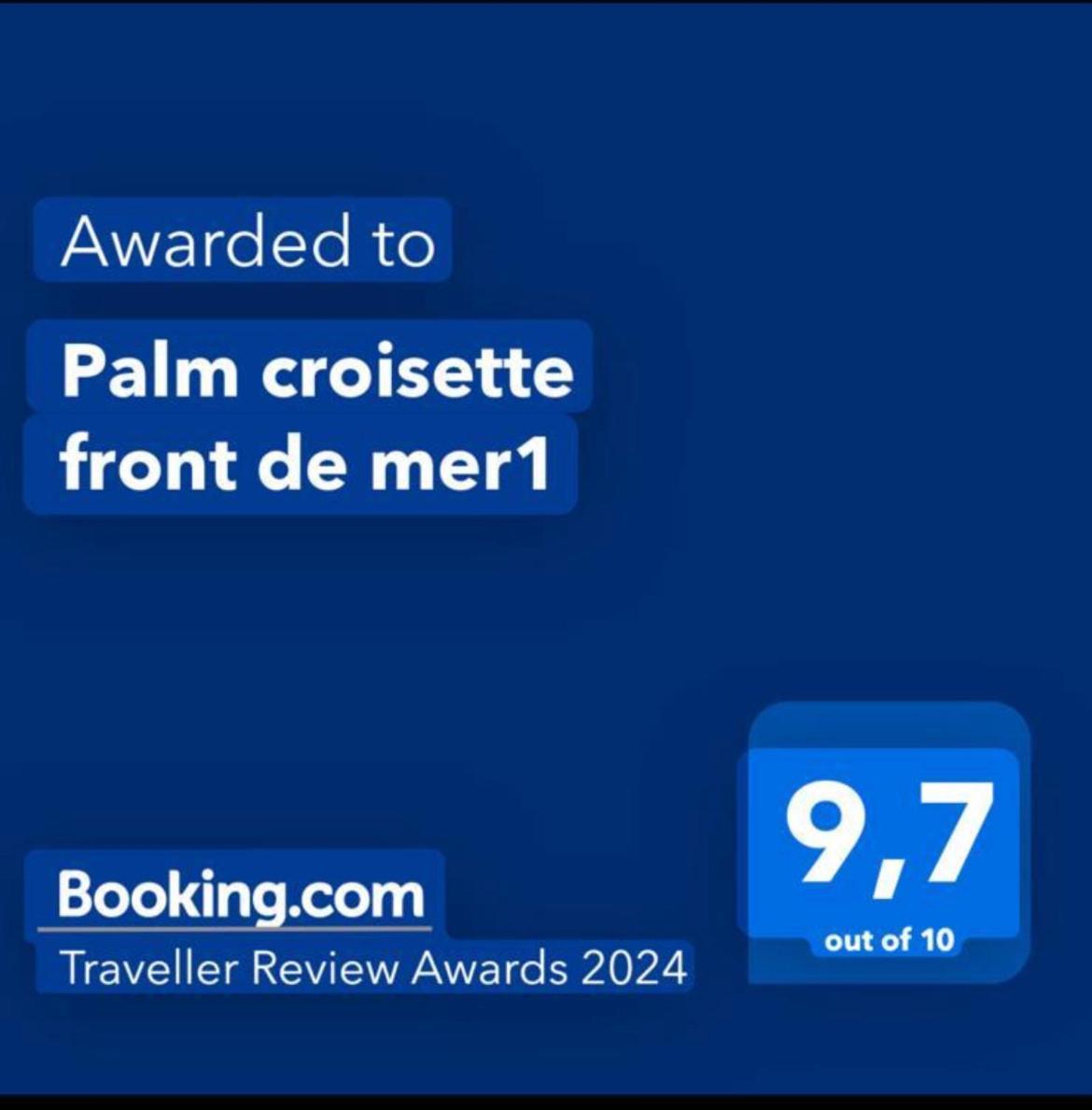Palm Croisette Front De Mer1 Cannes Eksteriør bilde
